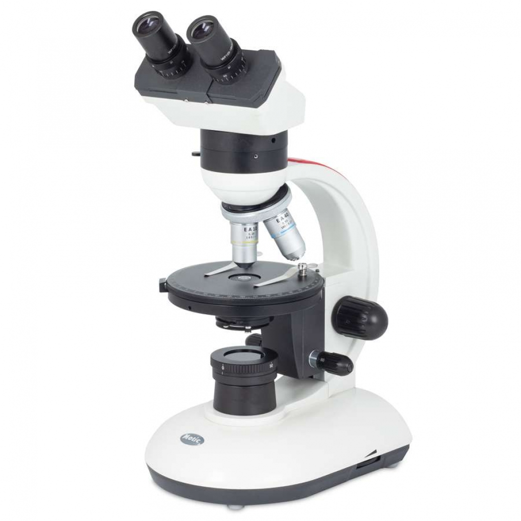 Microscope Motic Pétrographique Polarisant 400x Led Bino Cordless