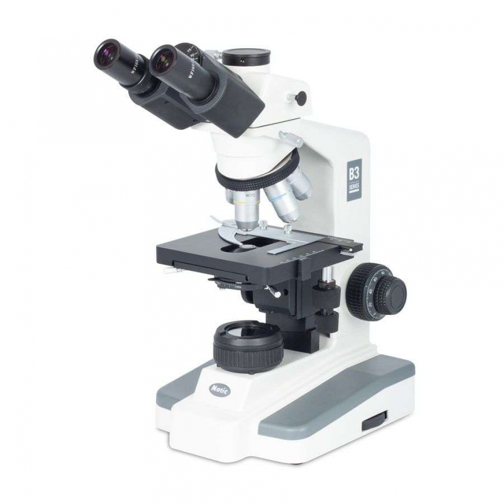 Microscope Trinoculaire Motic B3 223 Pl 1000x Naturoptic